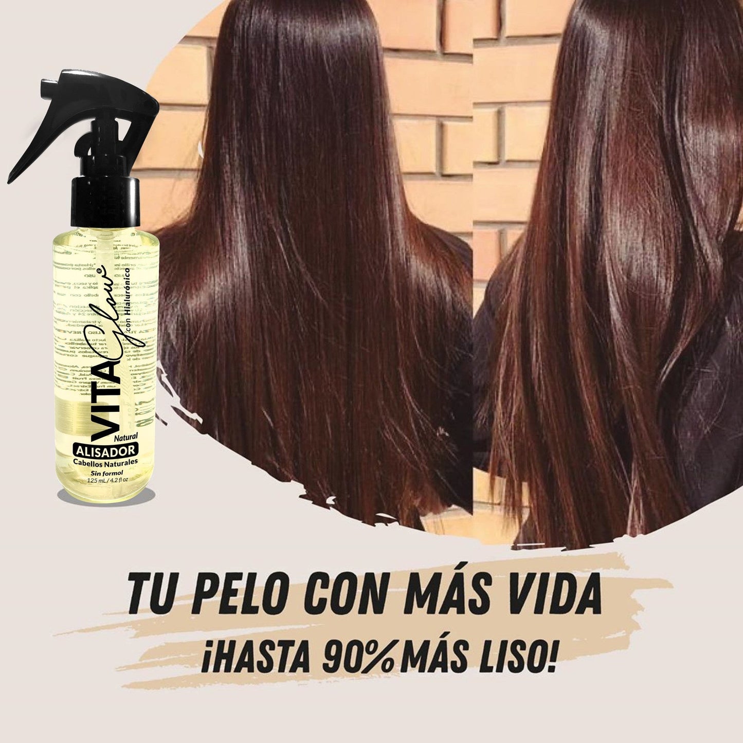 Alisador Progresivo Vitaglow Con Hialuronico