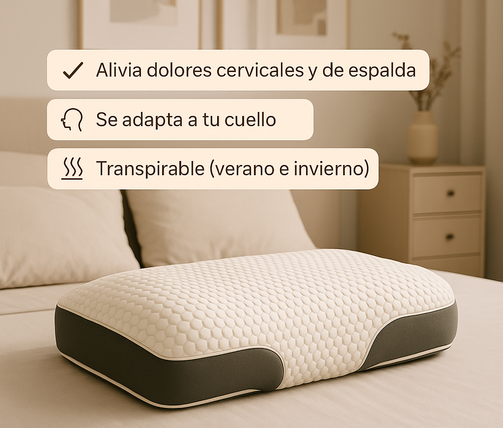 Almohada RenovaPro™ - Cada noche, una nueva oportunidad de despertar mejor