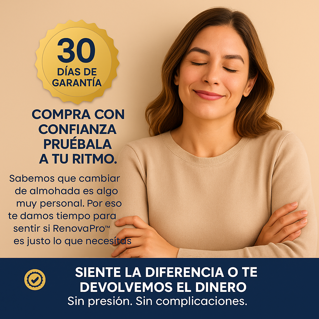 Almohada RenovaPro™ - Cada noche, una nueva oportunidad de despertar mejor