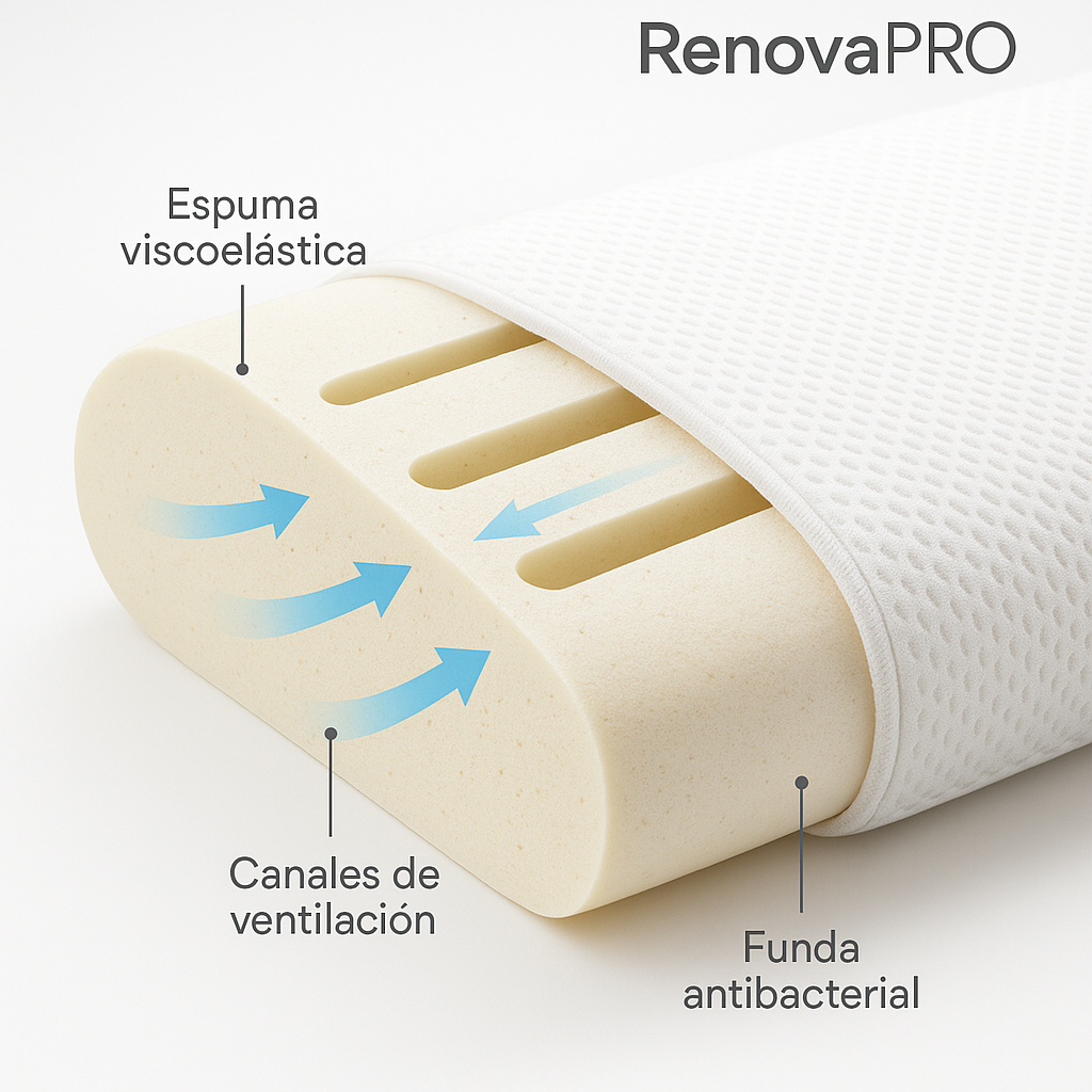 Almohada RenovaPro™ - Cada noche, una nueva oportunidad de despertar mejor